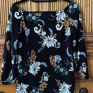 BOSTON PROPER BOAT NECK TOP